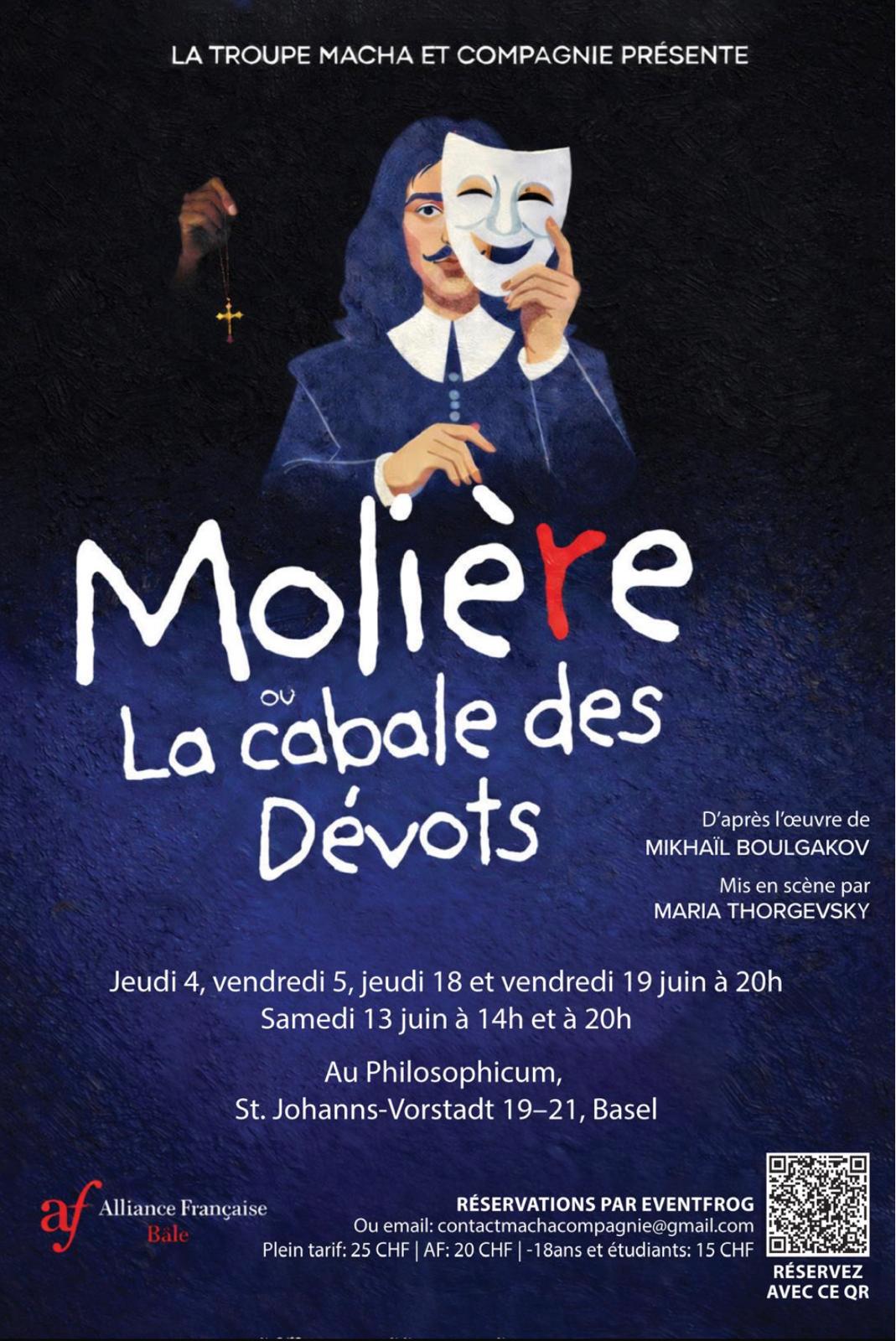 Molière ou la cabale des Dévots par la troupe de théâtre Macha et Compagnie